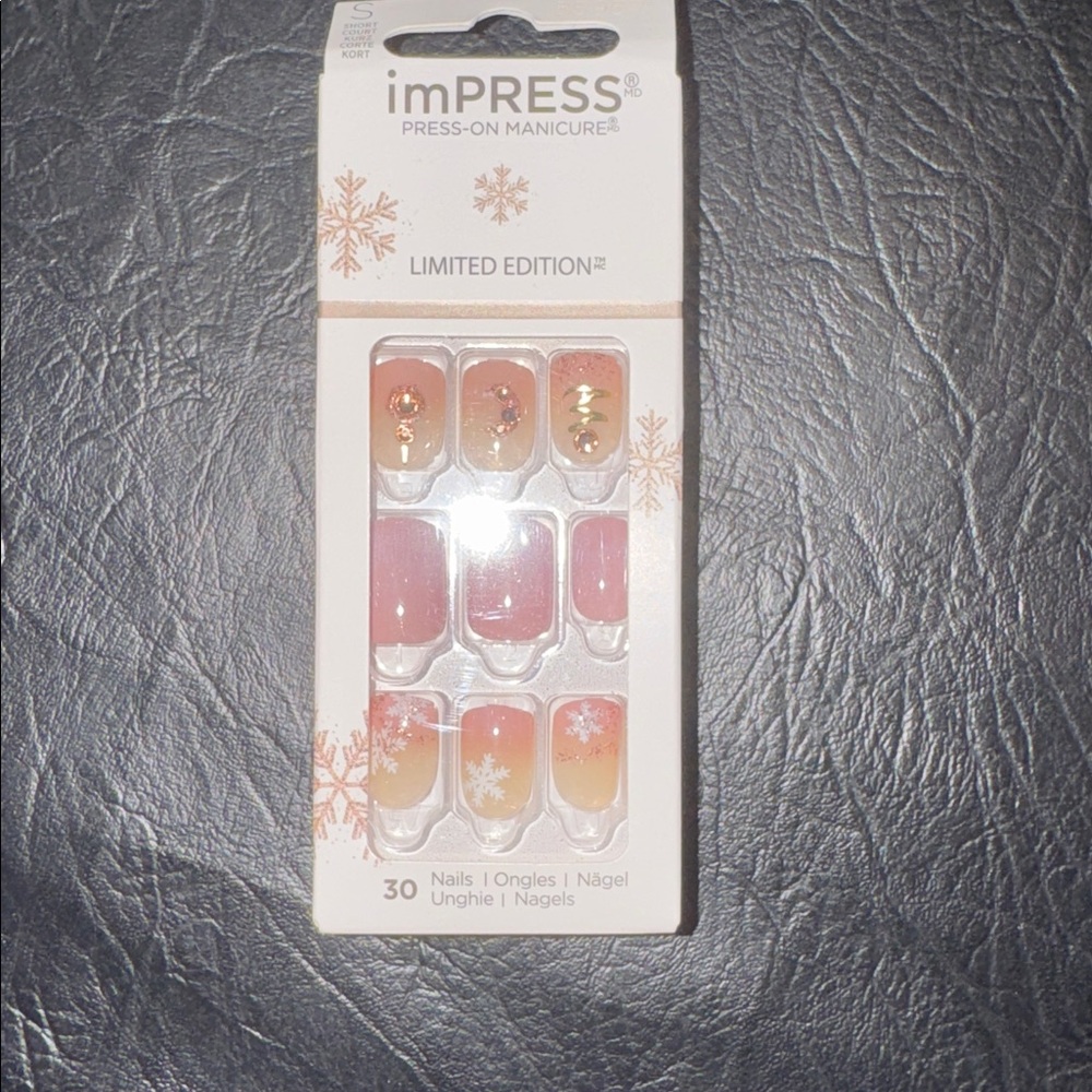 imPRESS Marble and Glitter Press-On Nails, NEW